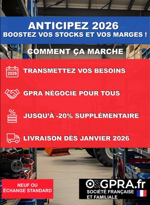  Jusqu'à –20 % sur vos pièces de rechange agricoles - Anticipez 2026 !