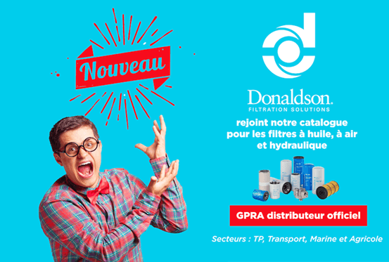 Nouvelle marque au catalogue - DONALDSON 